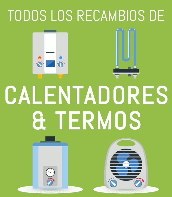 Recambios de Calefacción, termos, estufas y calentadorestiladores y aparatos de refrigeracion